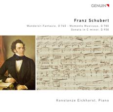 Cover von Franz Schubert: Wanderer-Fantasie, Moments musicaux, Sonate c-Moll
